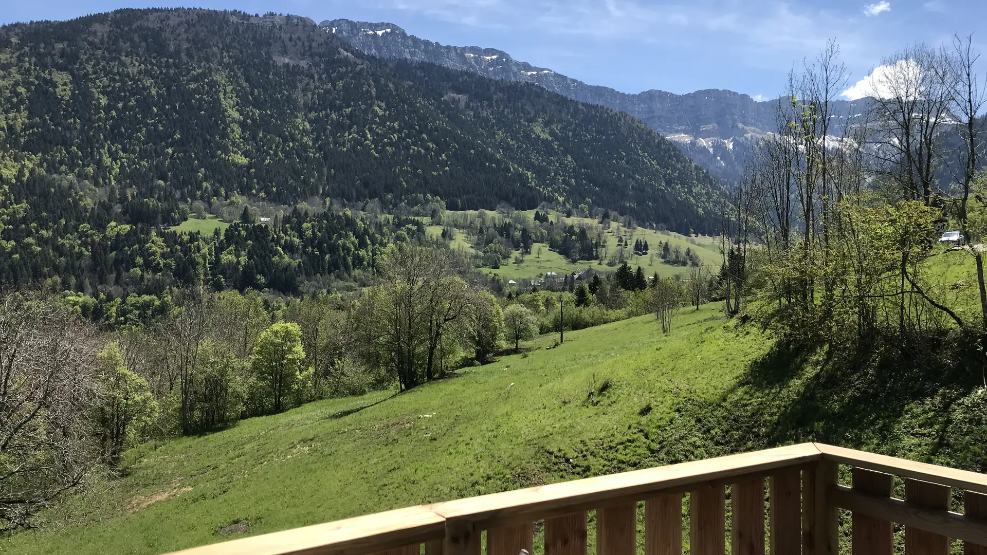 Vue depuis la terrasse