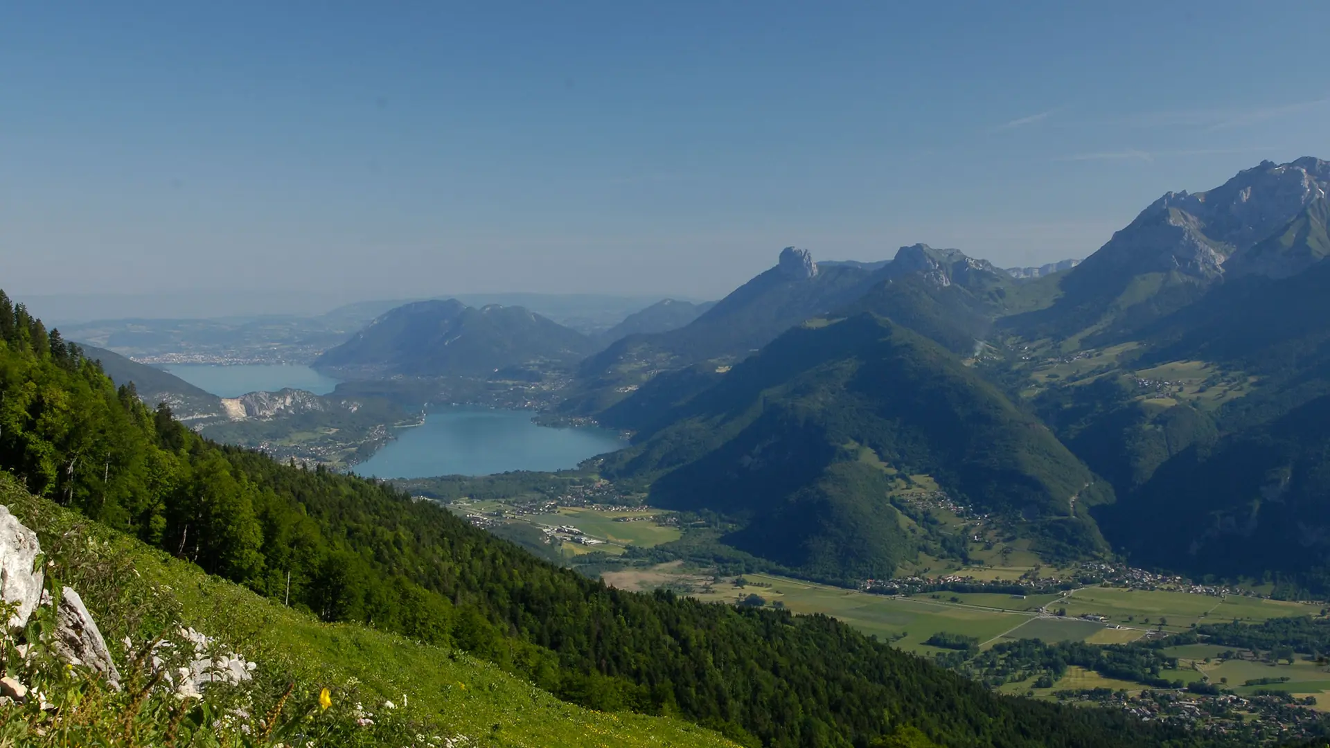 Vue lac Annecy