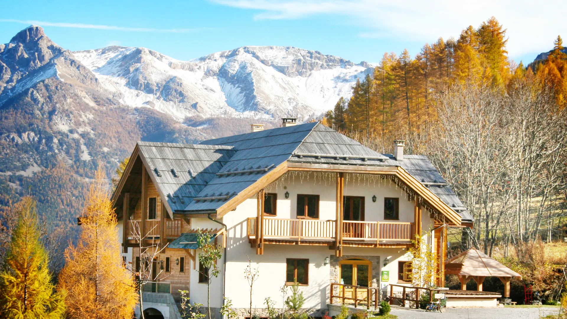 Vue sur le gîte