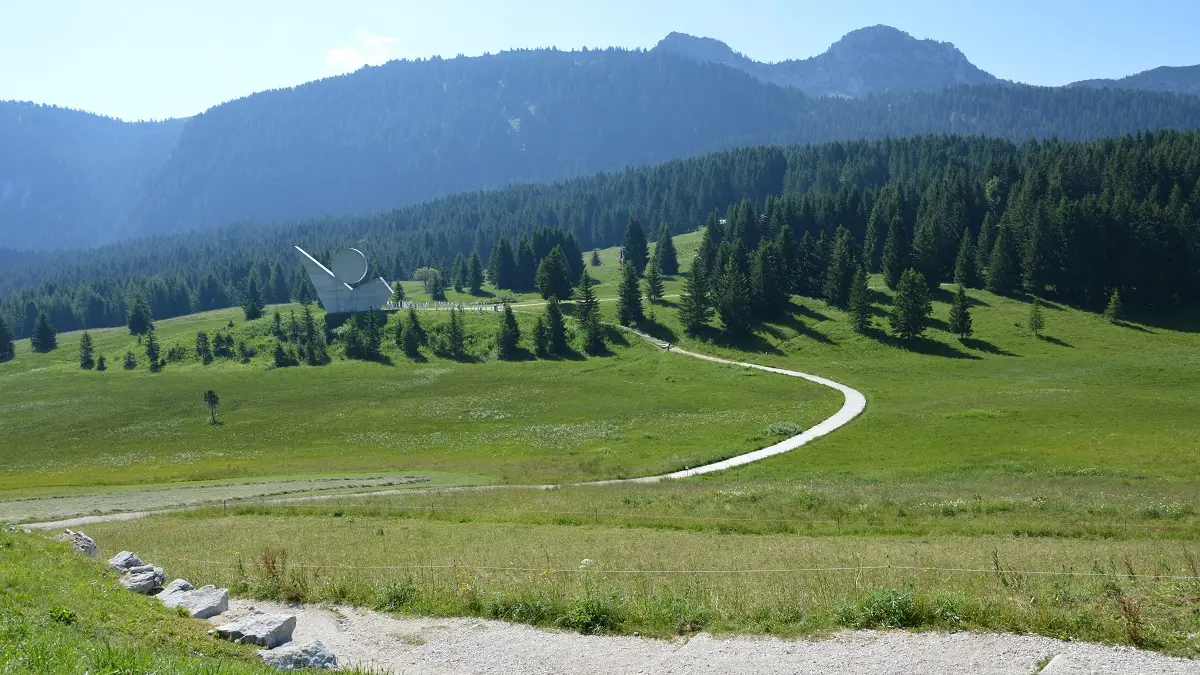 Vue sur le plateau des Glières