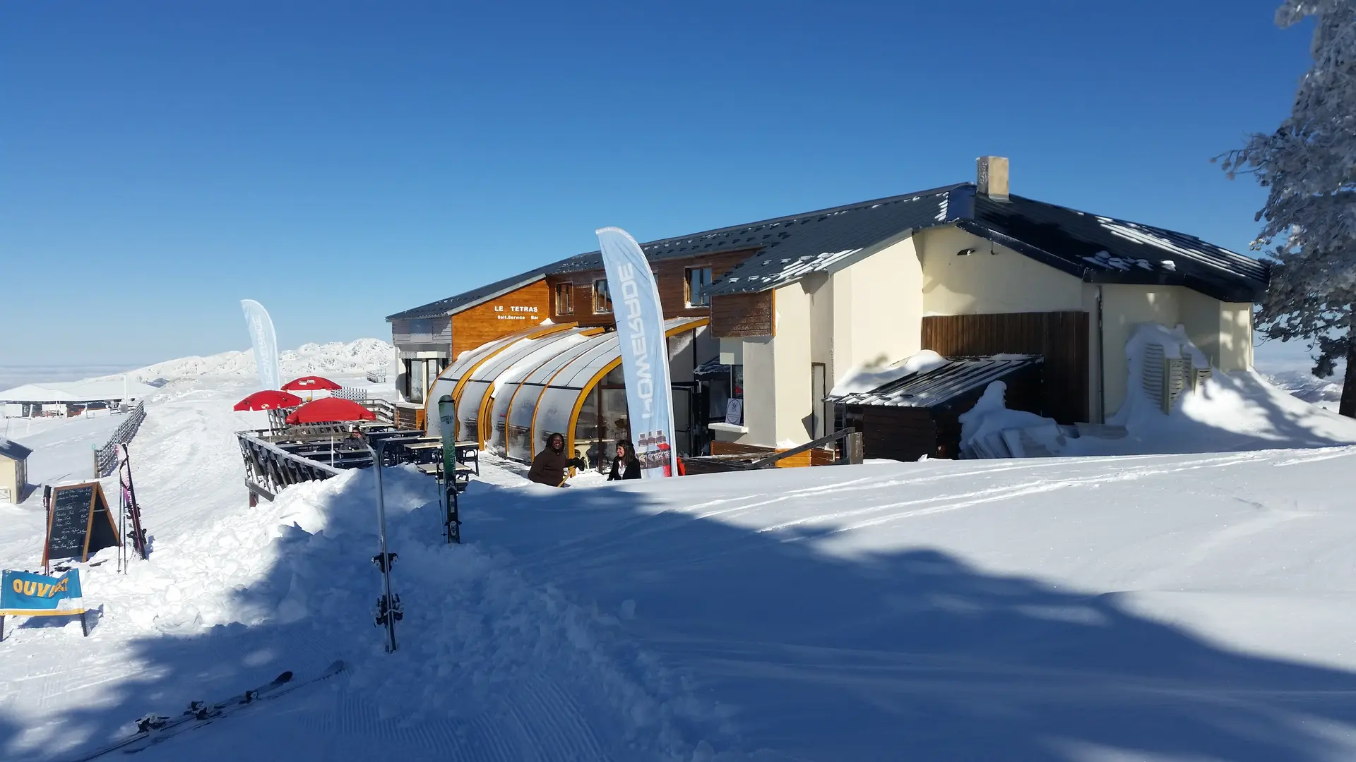 Restaurante desde arriba