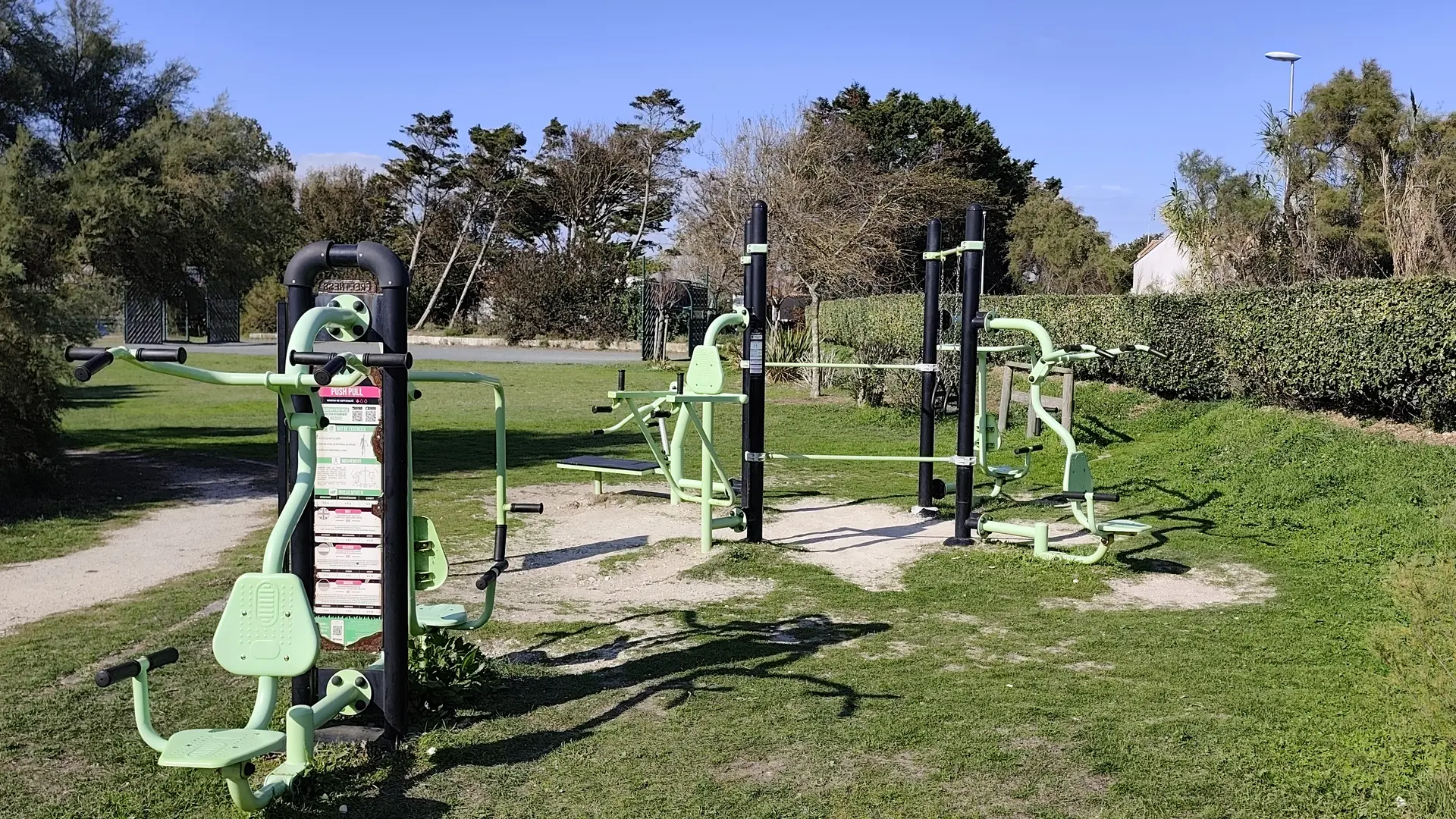 Espace de remise en forme en libre accès