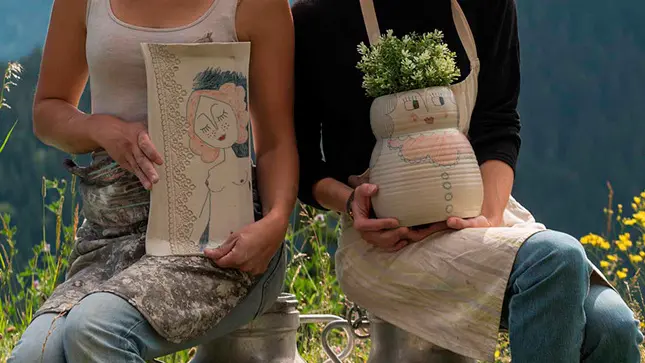 Hand-crafted pottery