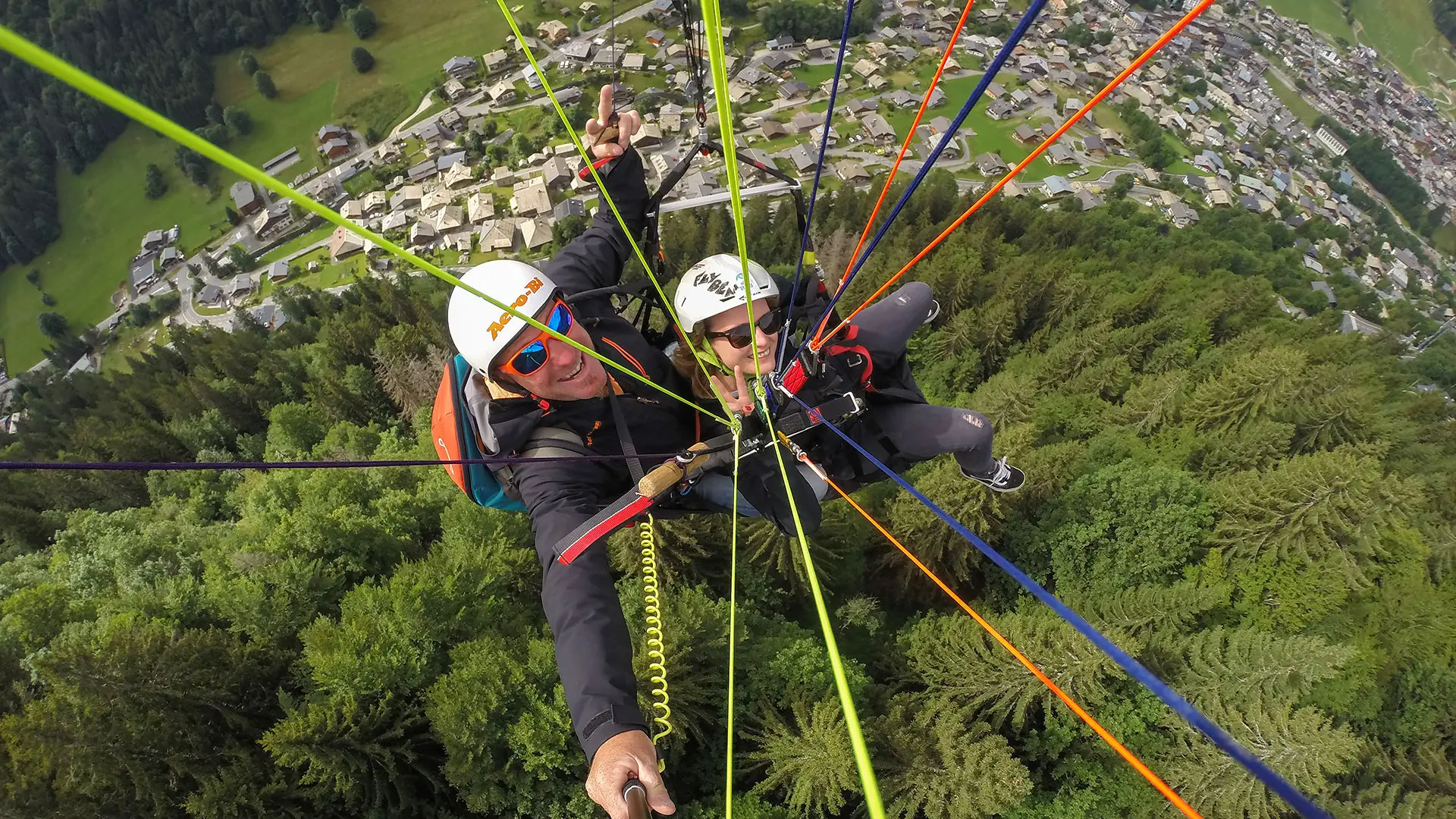 Baptême de l'air en parapente
