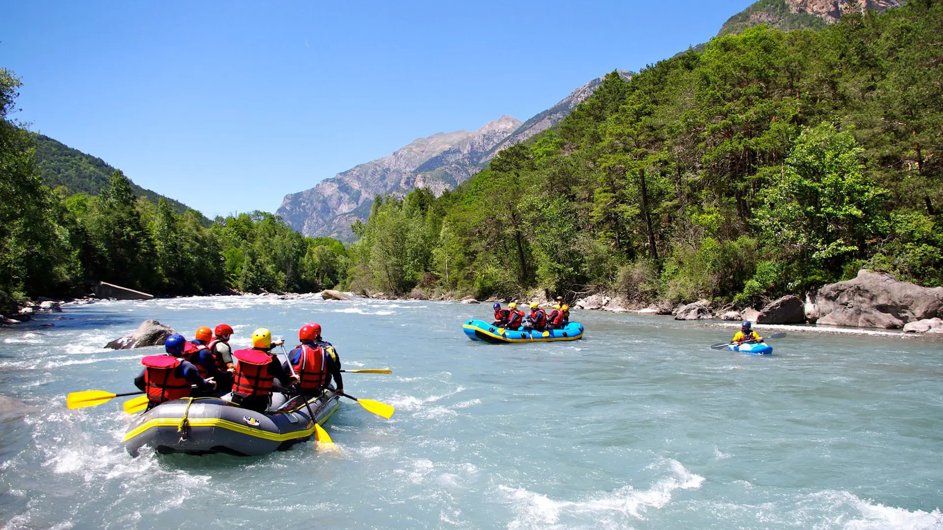 Rafting sur l'Ubaye