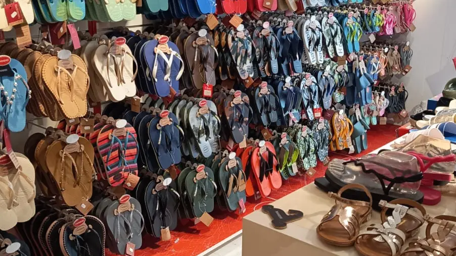 Wide range of flip-flops and sandals