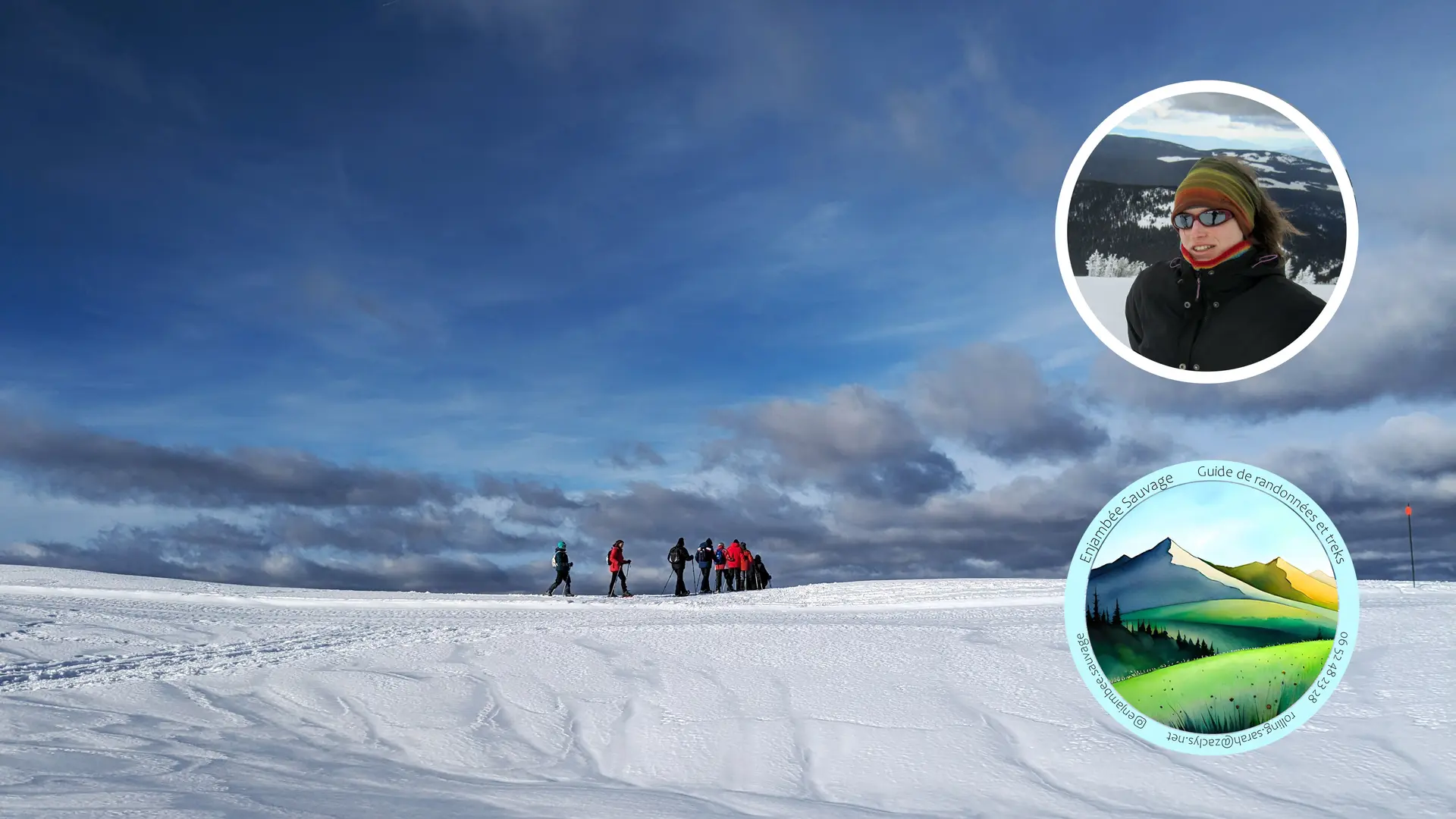 Balade accompagnée en raquettes à neige