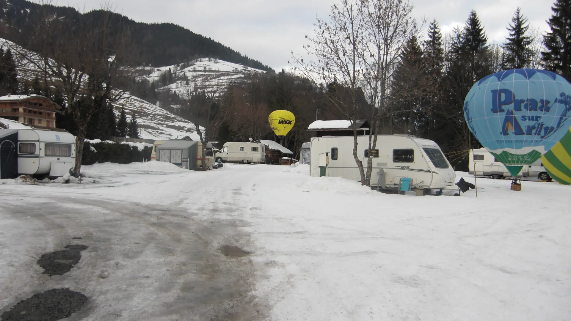 camping en hiver