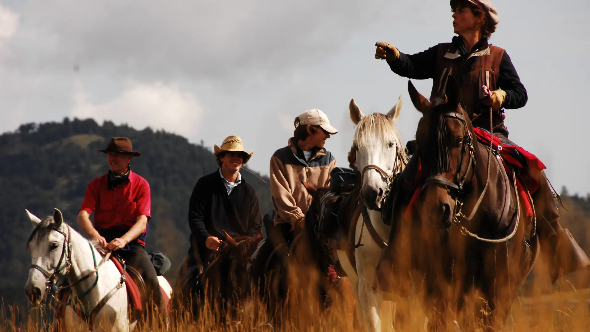 Balade à cheval avec la Renardière