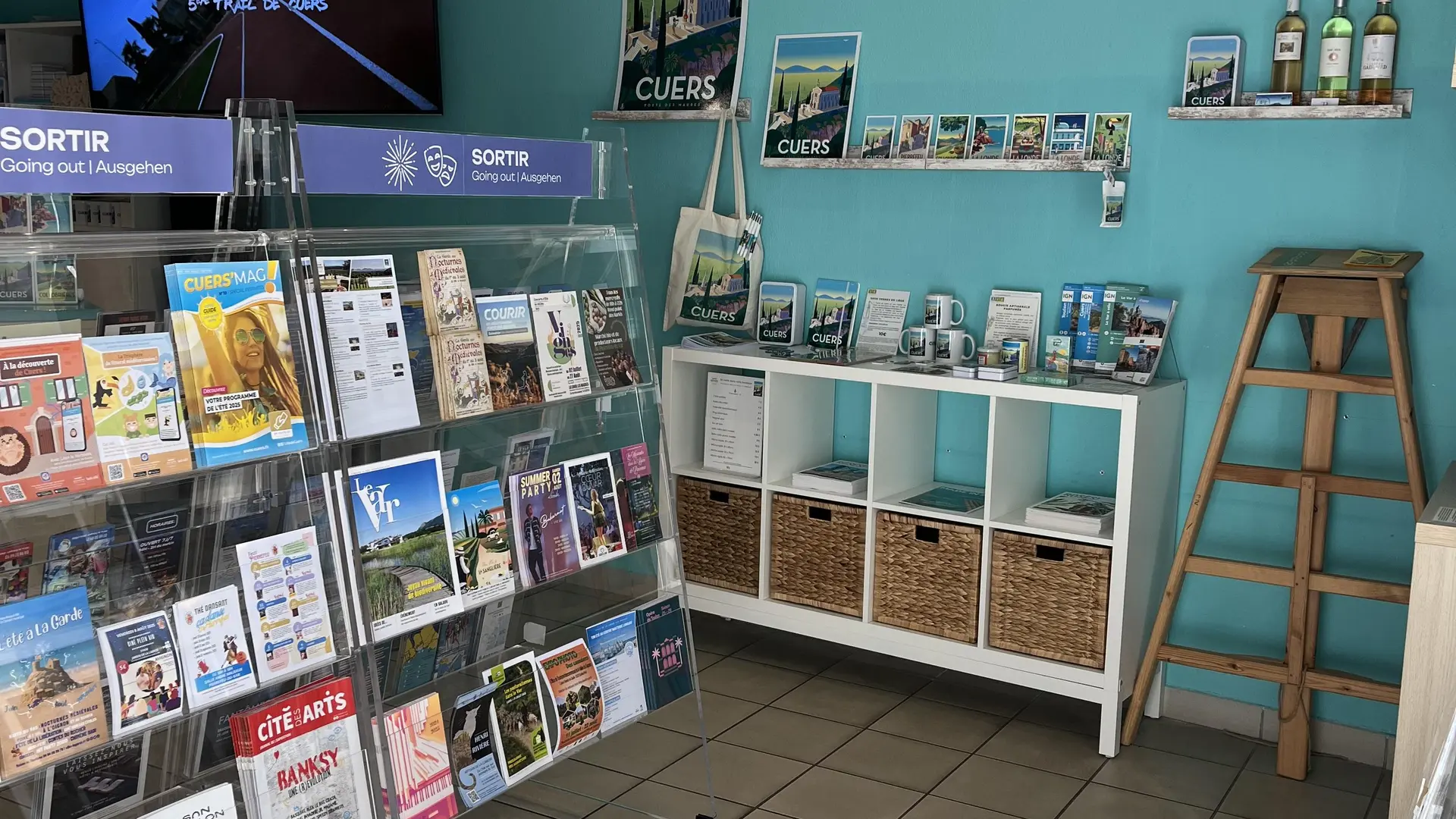Boutique de l'Office de tourisme de Cuers