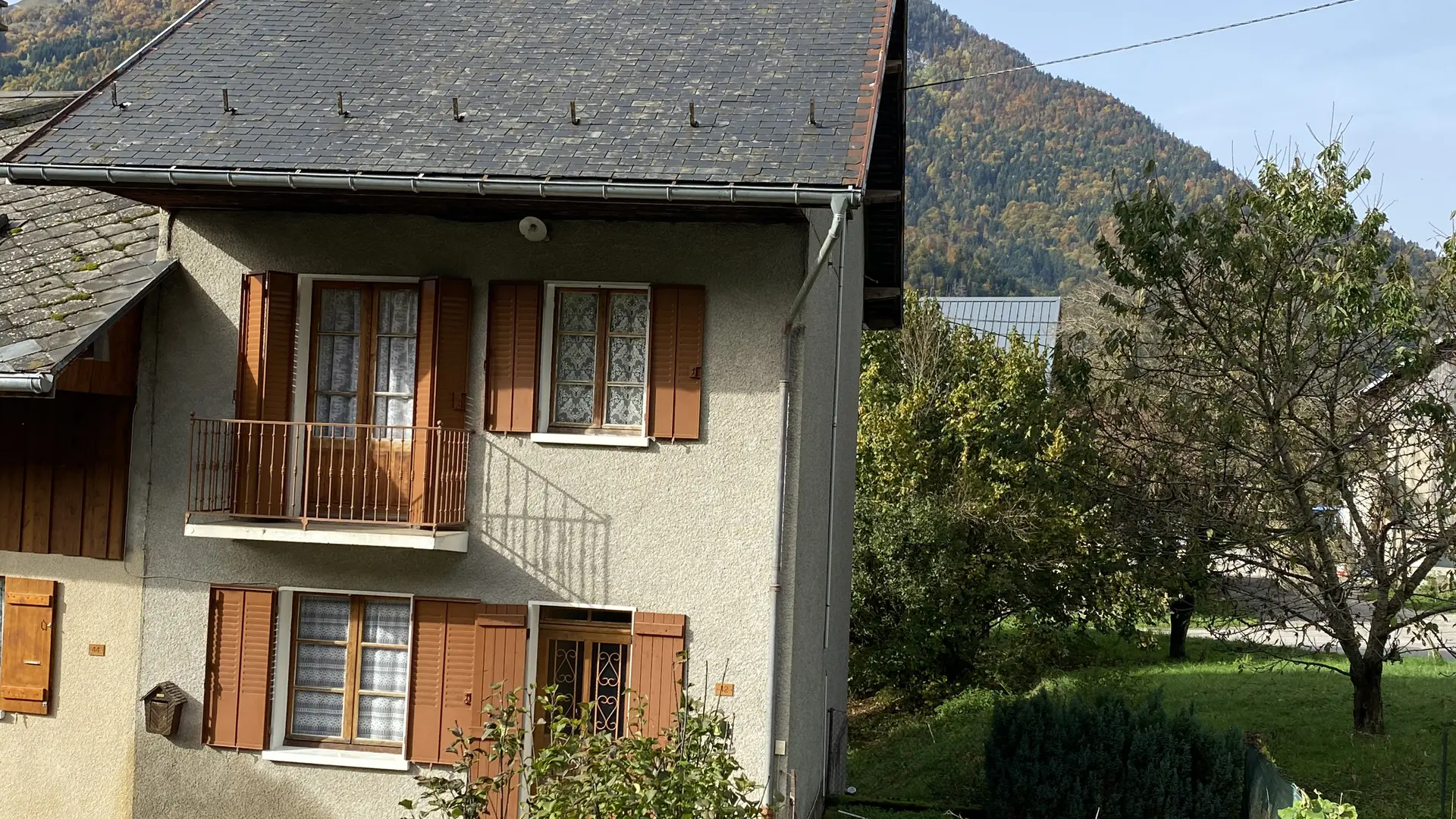 Vue extérieure de la maison