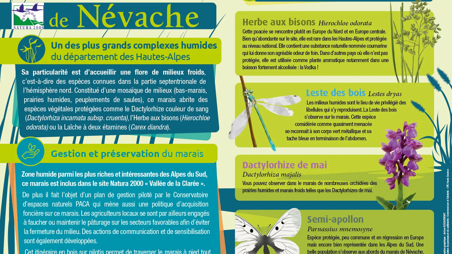 Le Marais de Névache - Site remarquable