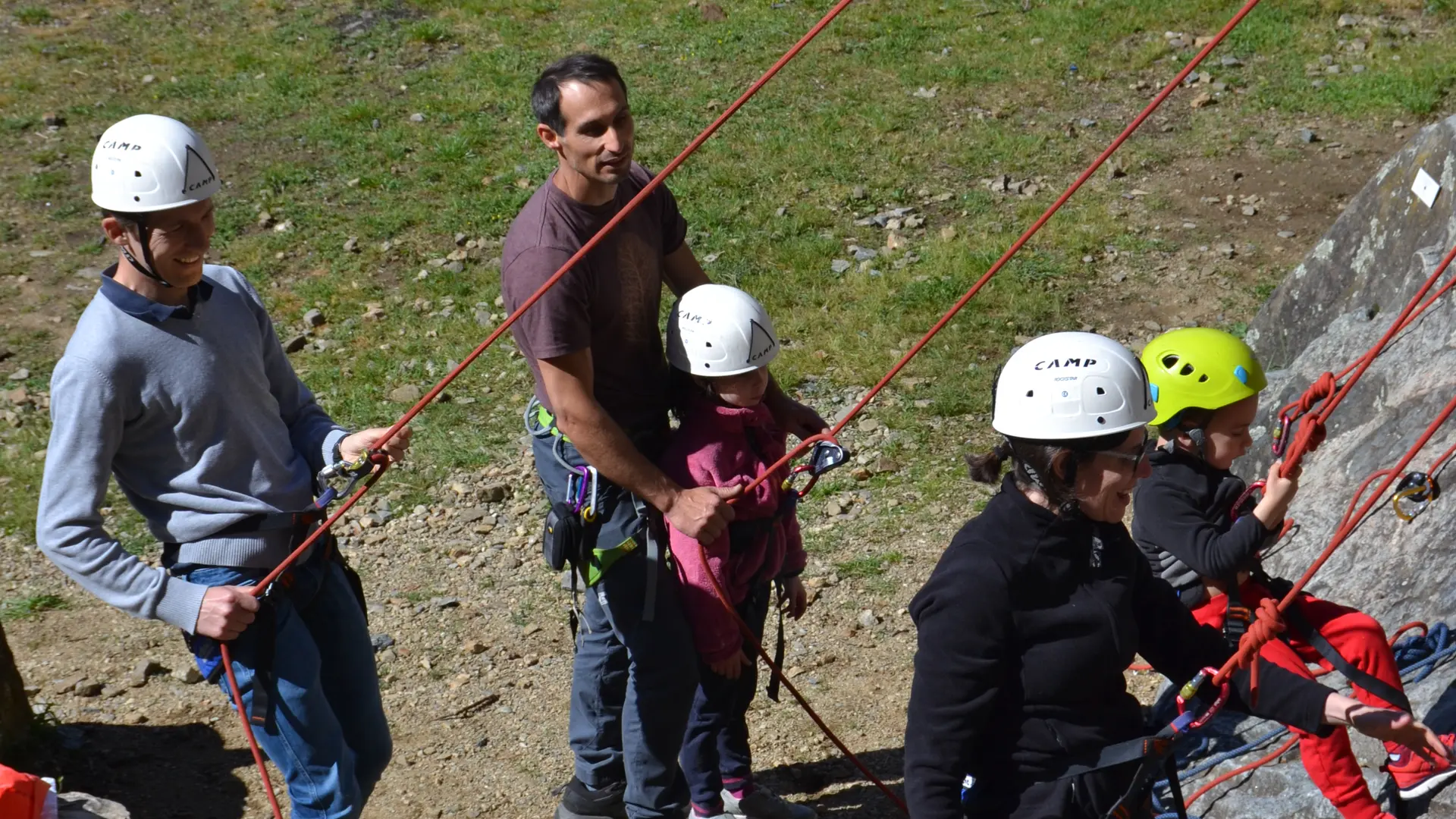 Escalade en famille