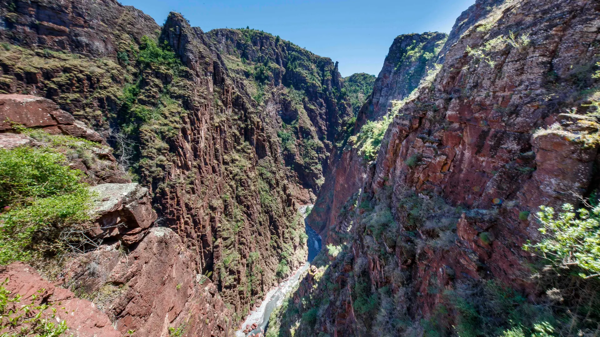 Le var dans les gorges de Daluis