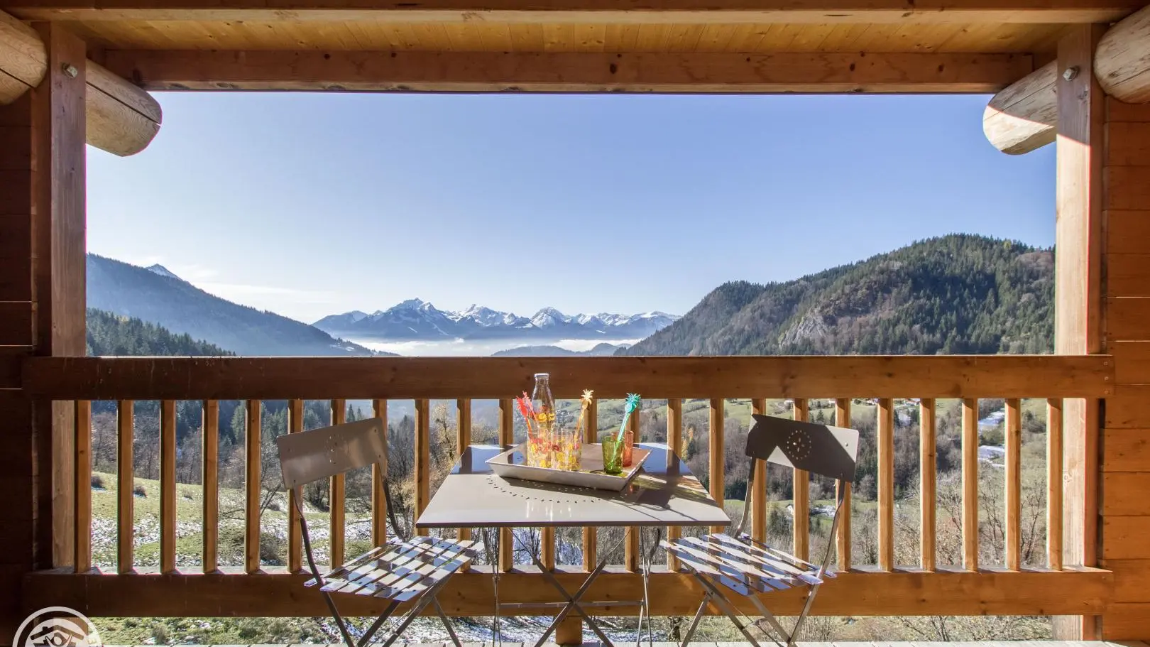 Vue sur les montagnes des Bauges