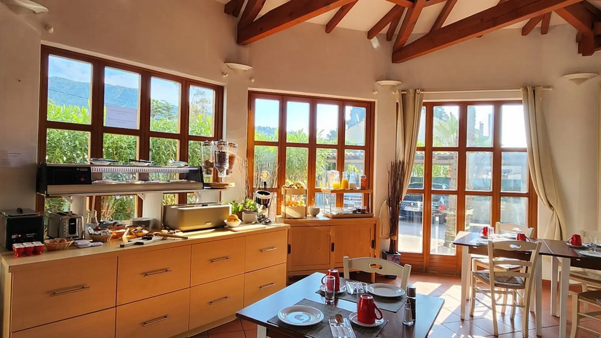 Salle du petit déjeuner