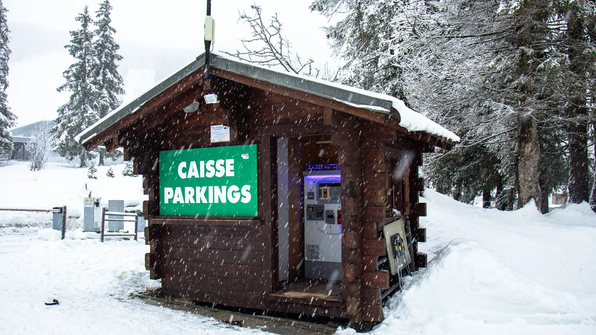 Borne de paiement automatique pour le parking P1