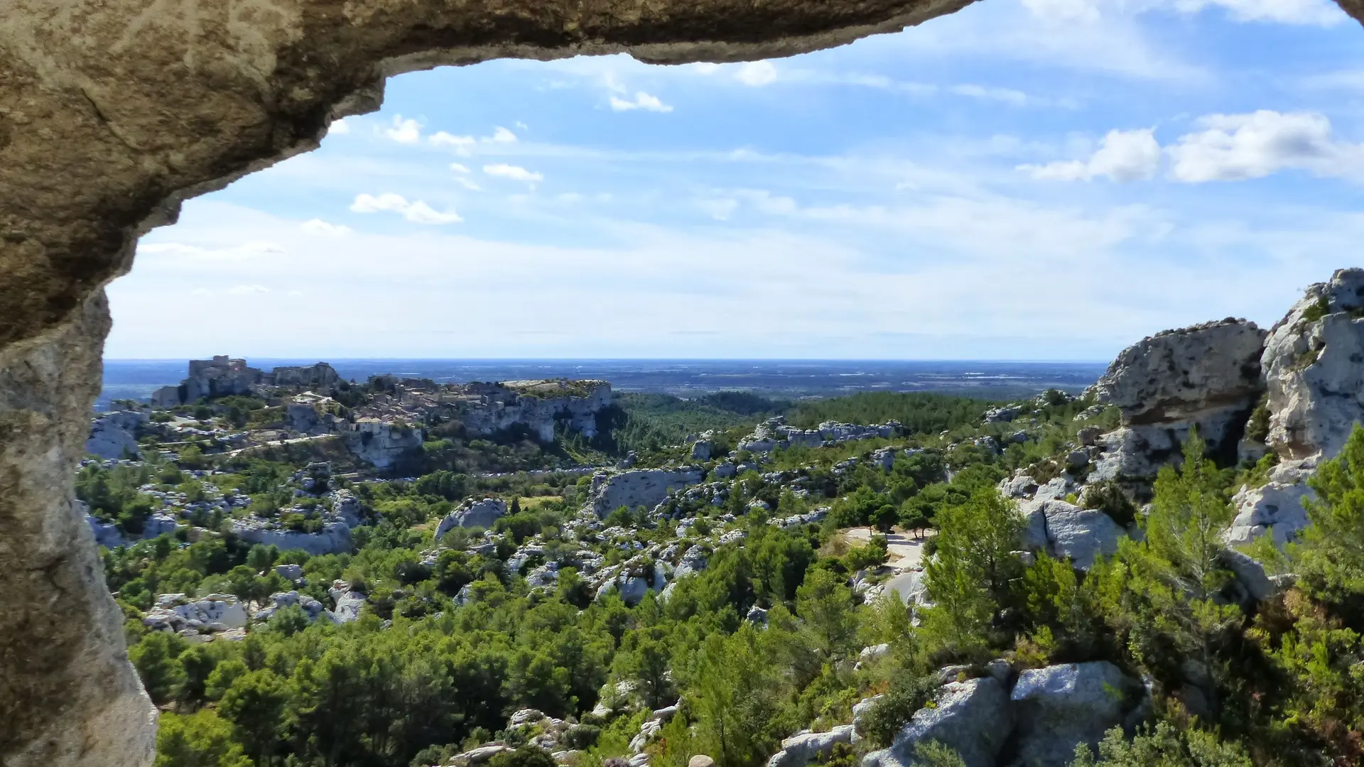 Vue sur les Baux-de-Provence