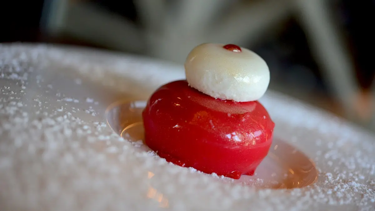 Présentation de dessert