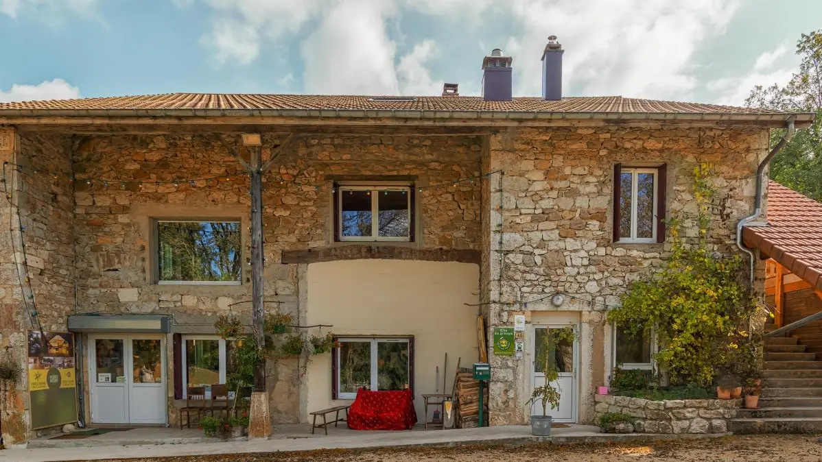 Façade Ouest de la Maison au soleil couchant