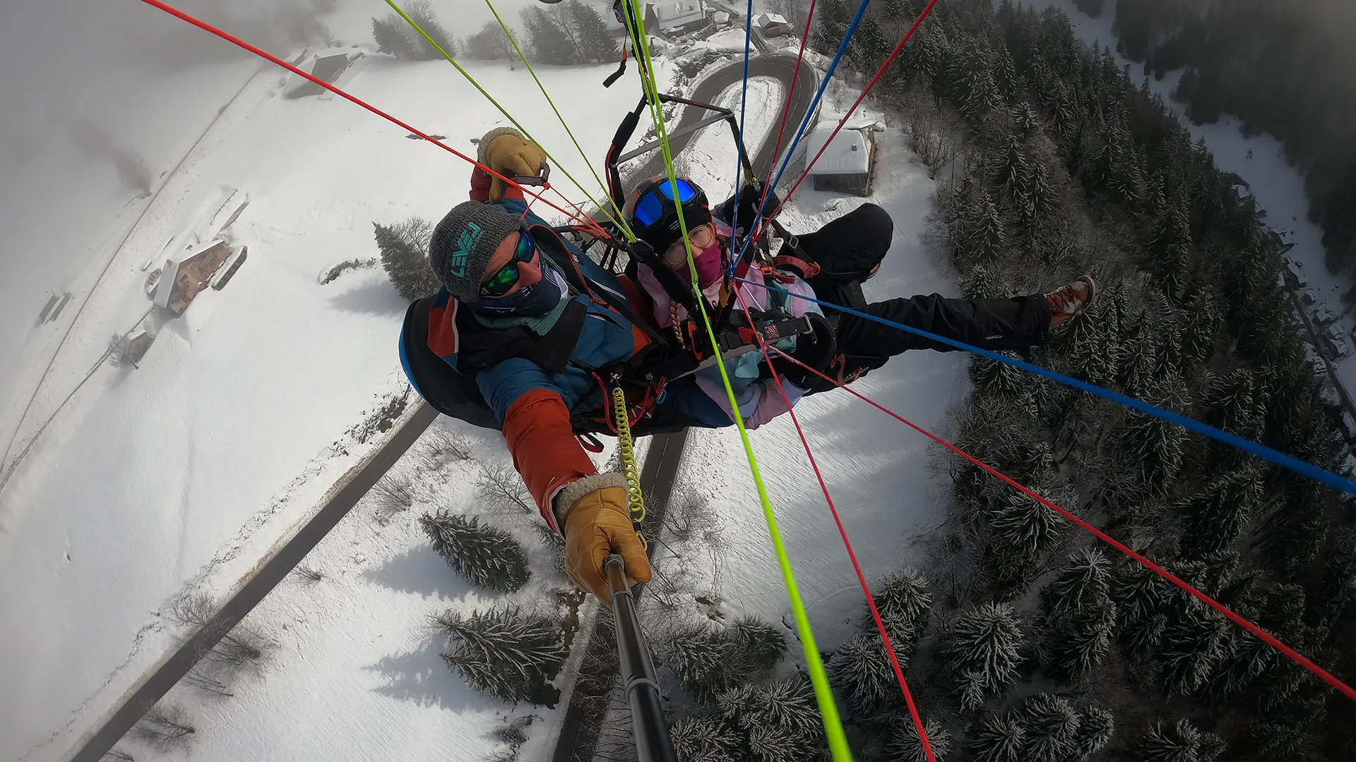 Baptême de l'air en parapente