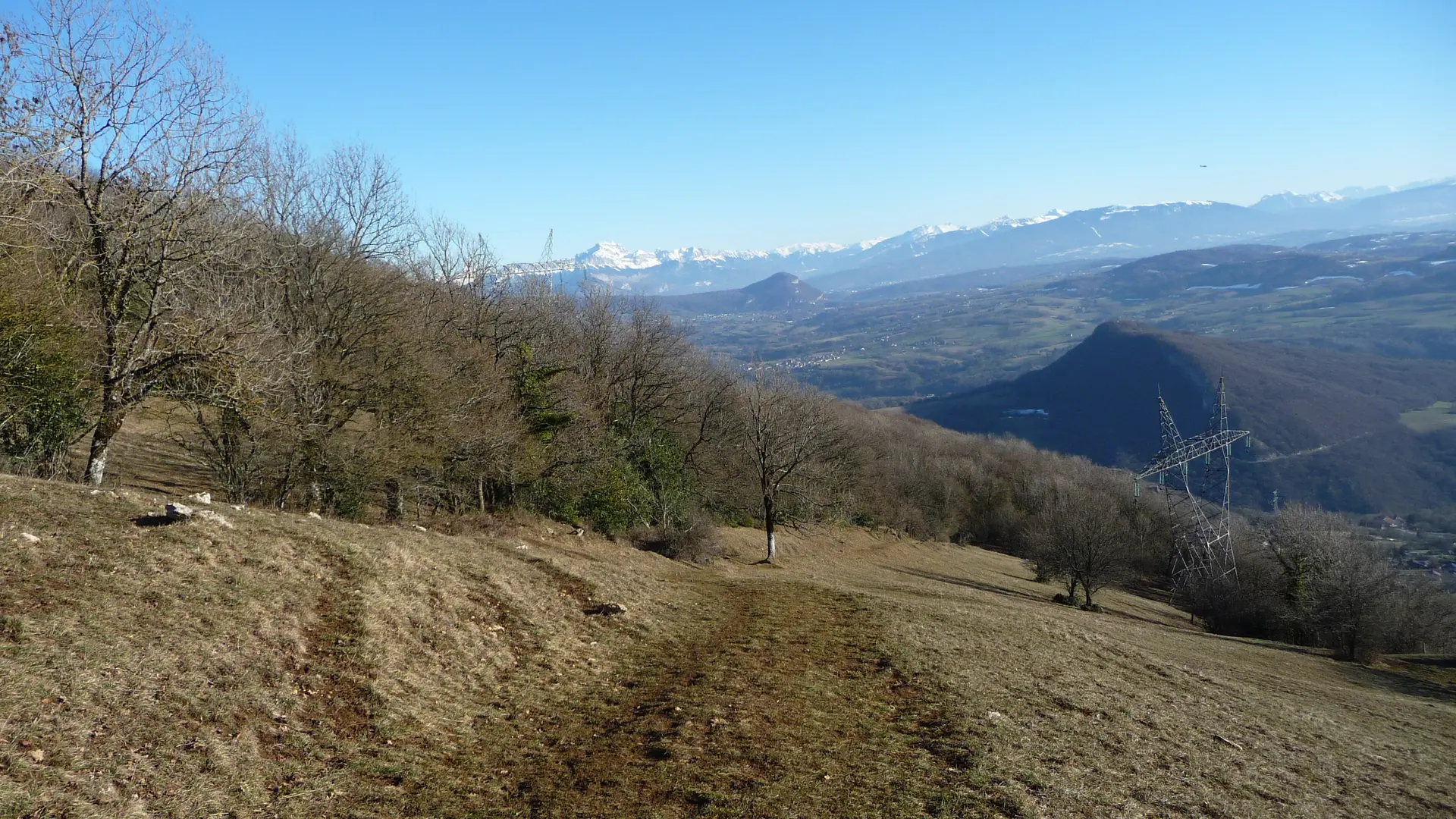 Depuis le Vuache sur le GR Balcon du Léman