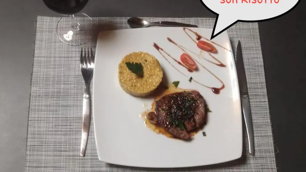 Tournedos et son risotto