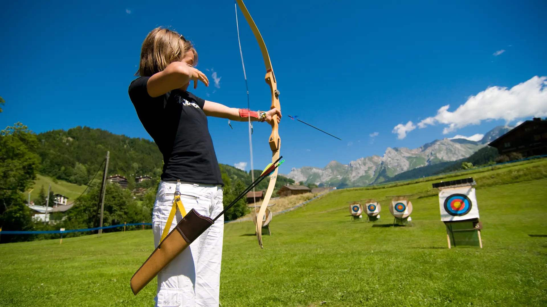 Tir à l'arc au Grand-Bornand