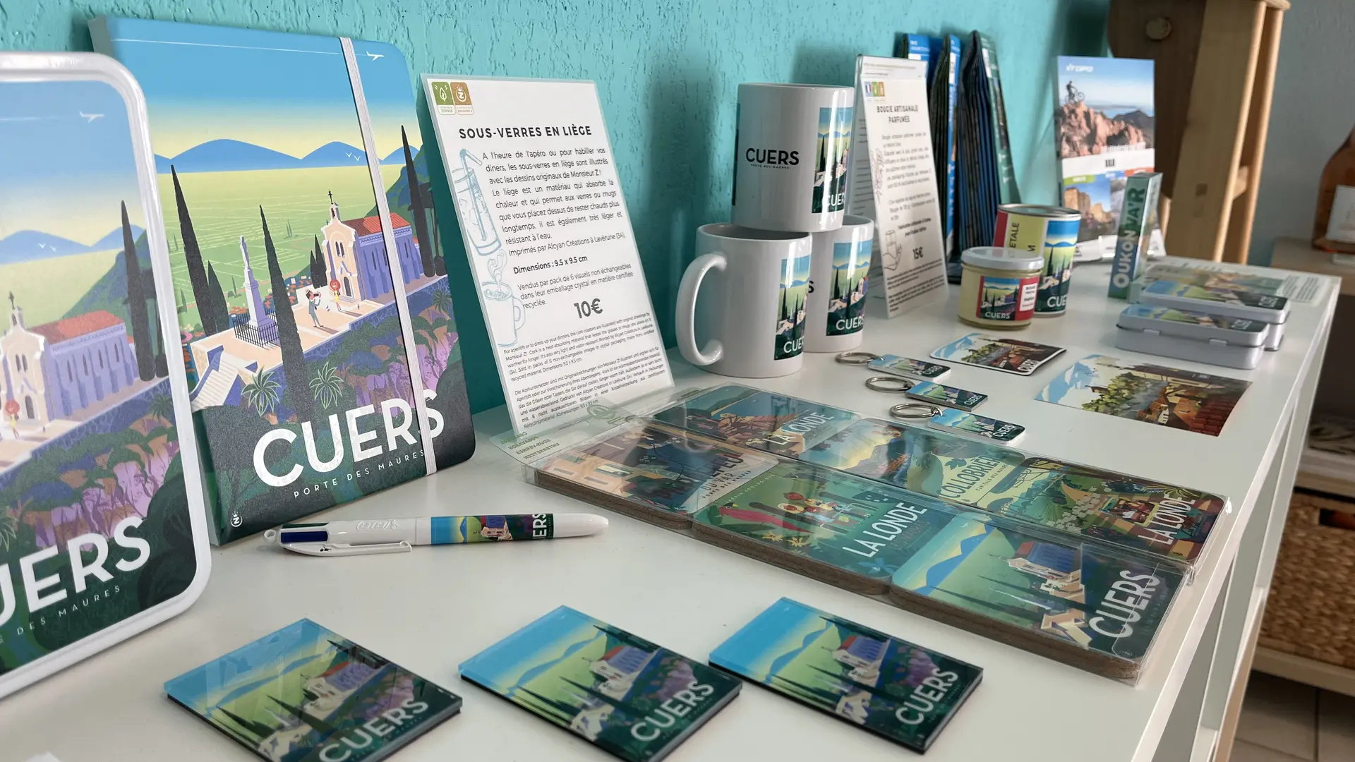 Boutique de l'Office de tourisme de Cuers