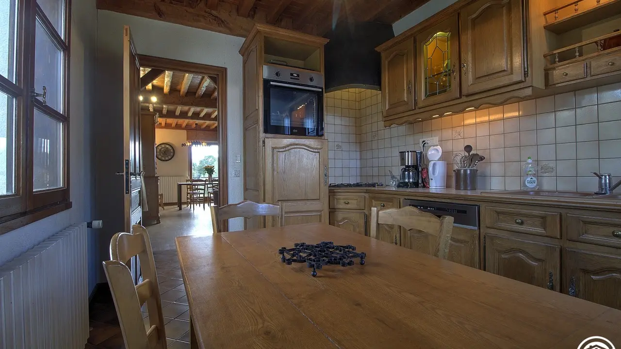 La cuisine en vrai bois