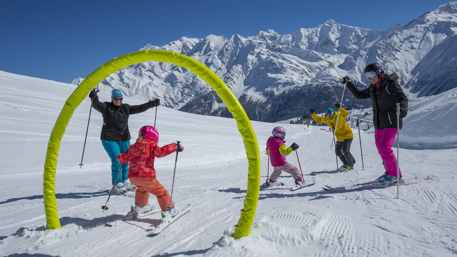 Le parcours ludique pour petits et grands au coeur du domaine skiable des Contamines