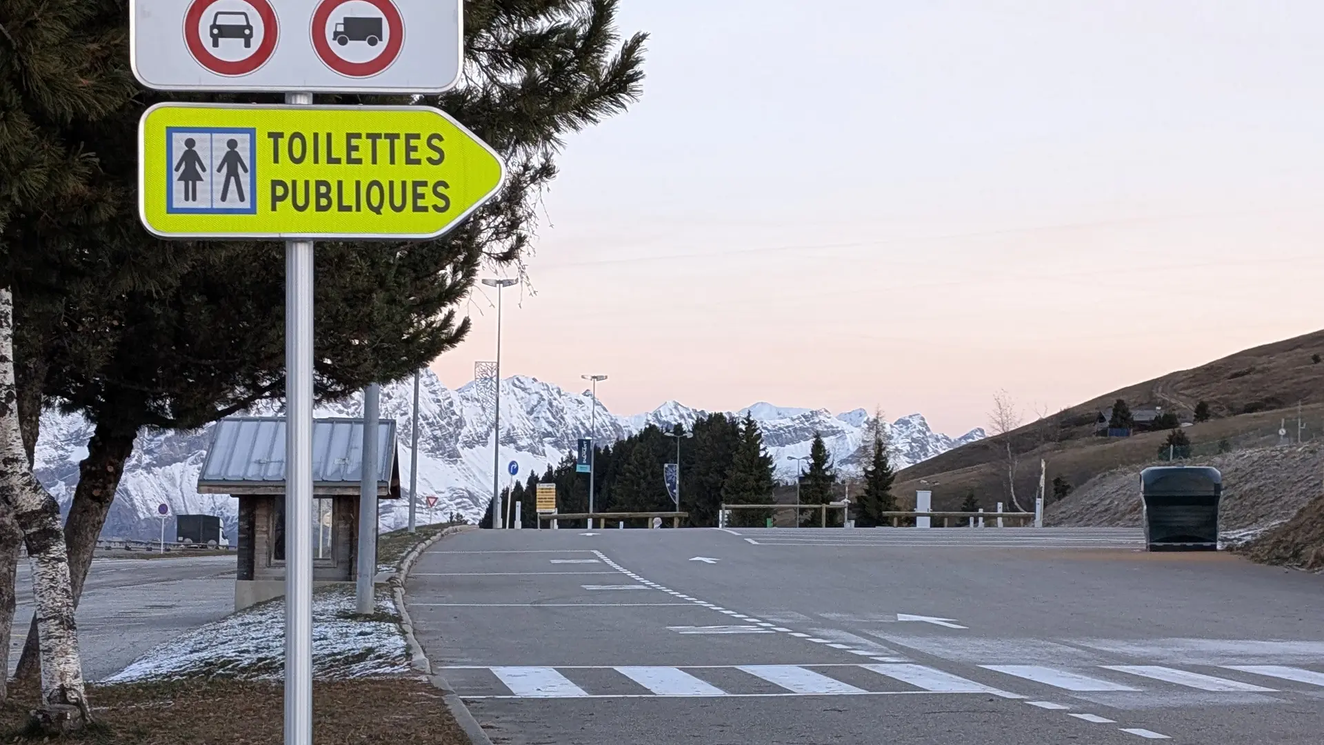 Réglementation stationnement bus Les Saisies