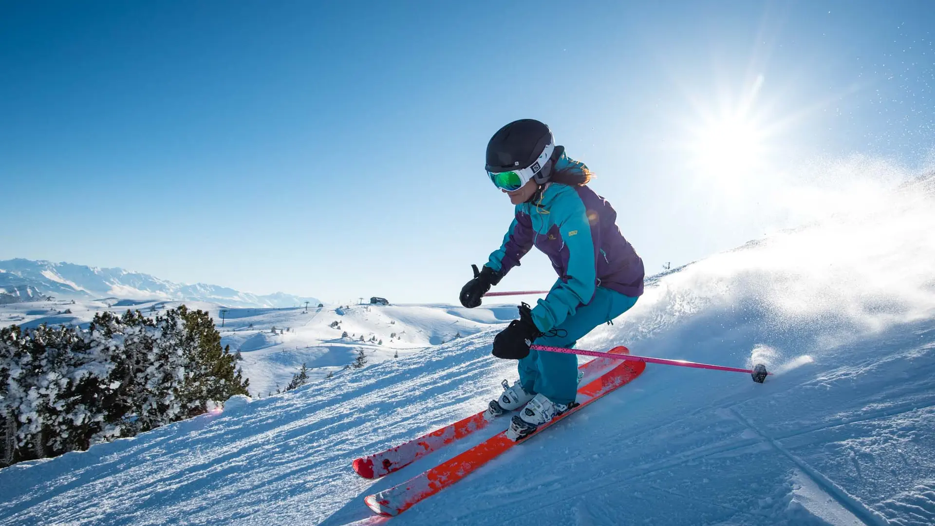 Ski alpin à Aillons-Margériaz 1400