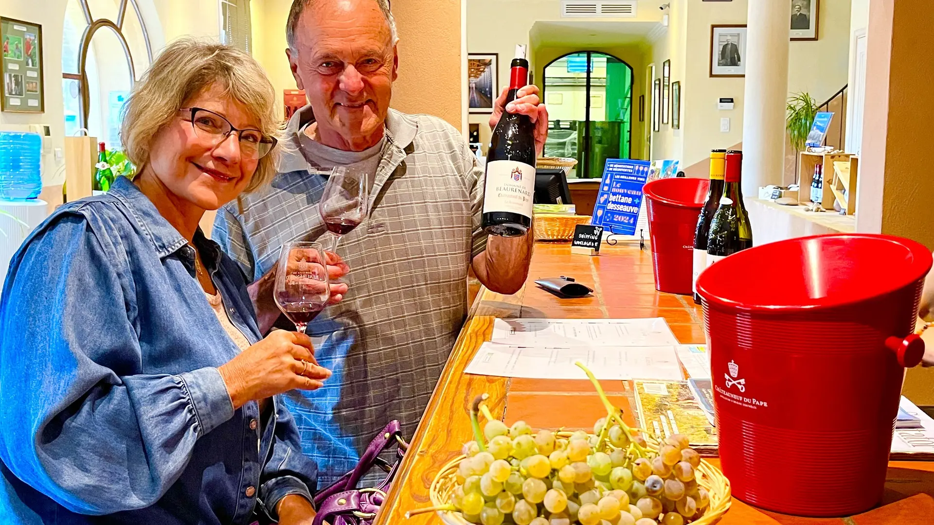 Dégustation dans un domaine