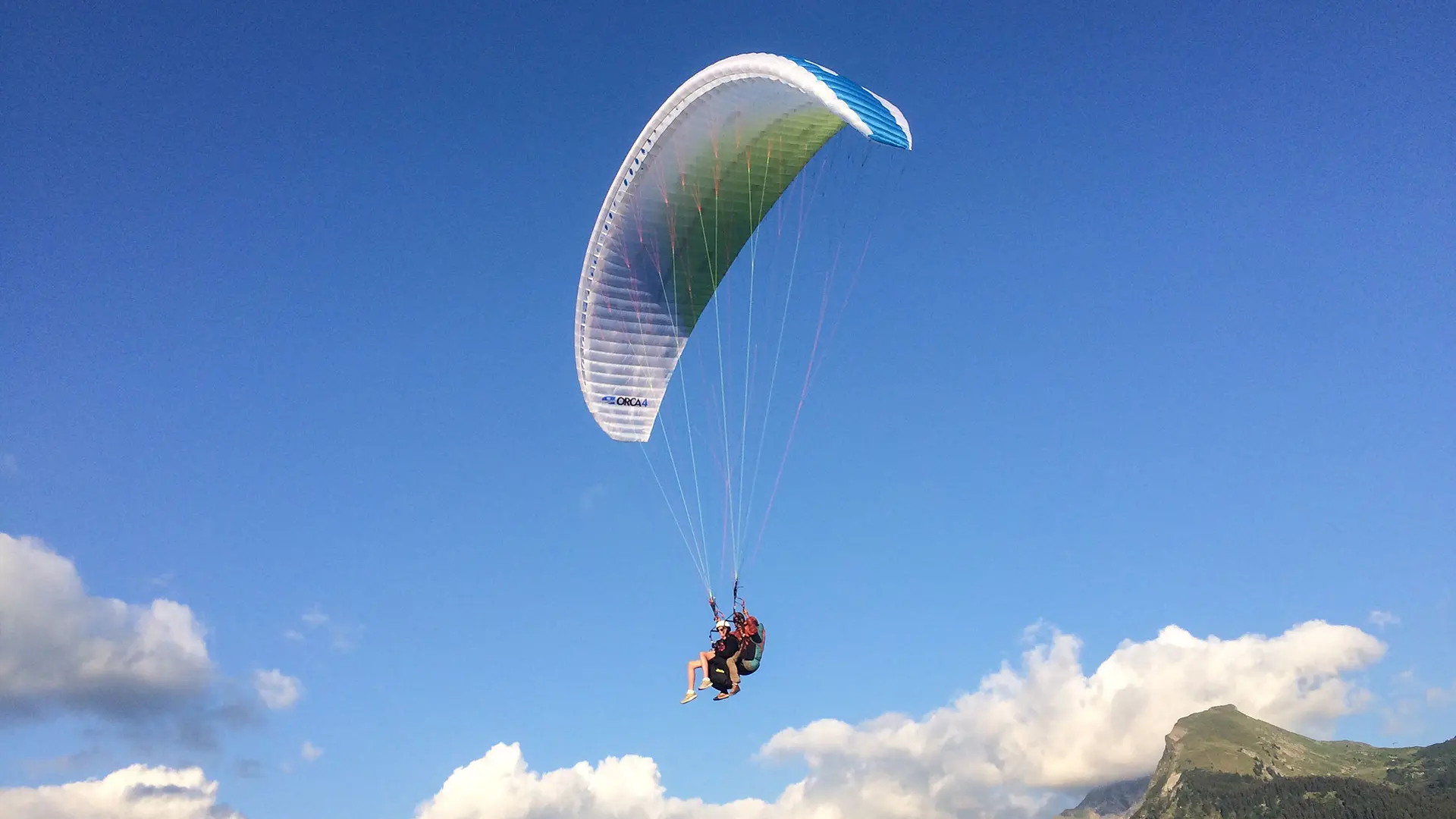 Baptême de l'air en parapente