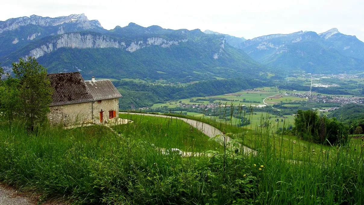 Vue sur le gîte