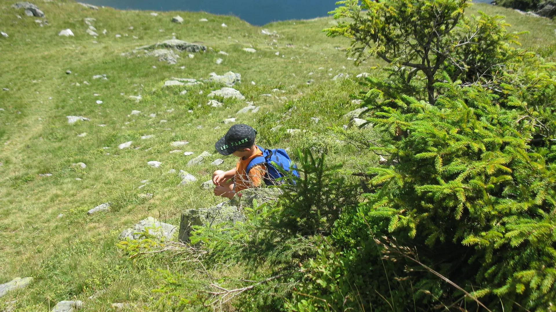 Lac du Pas de la Coche, au-dessus du Habert d'Aiguebelle