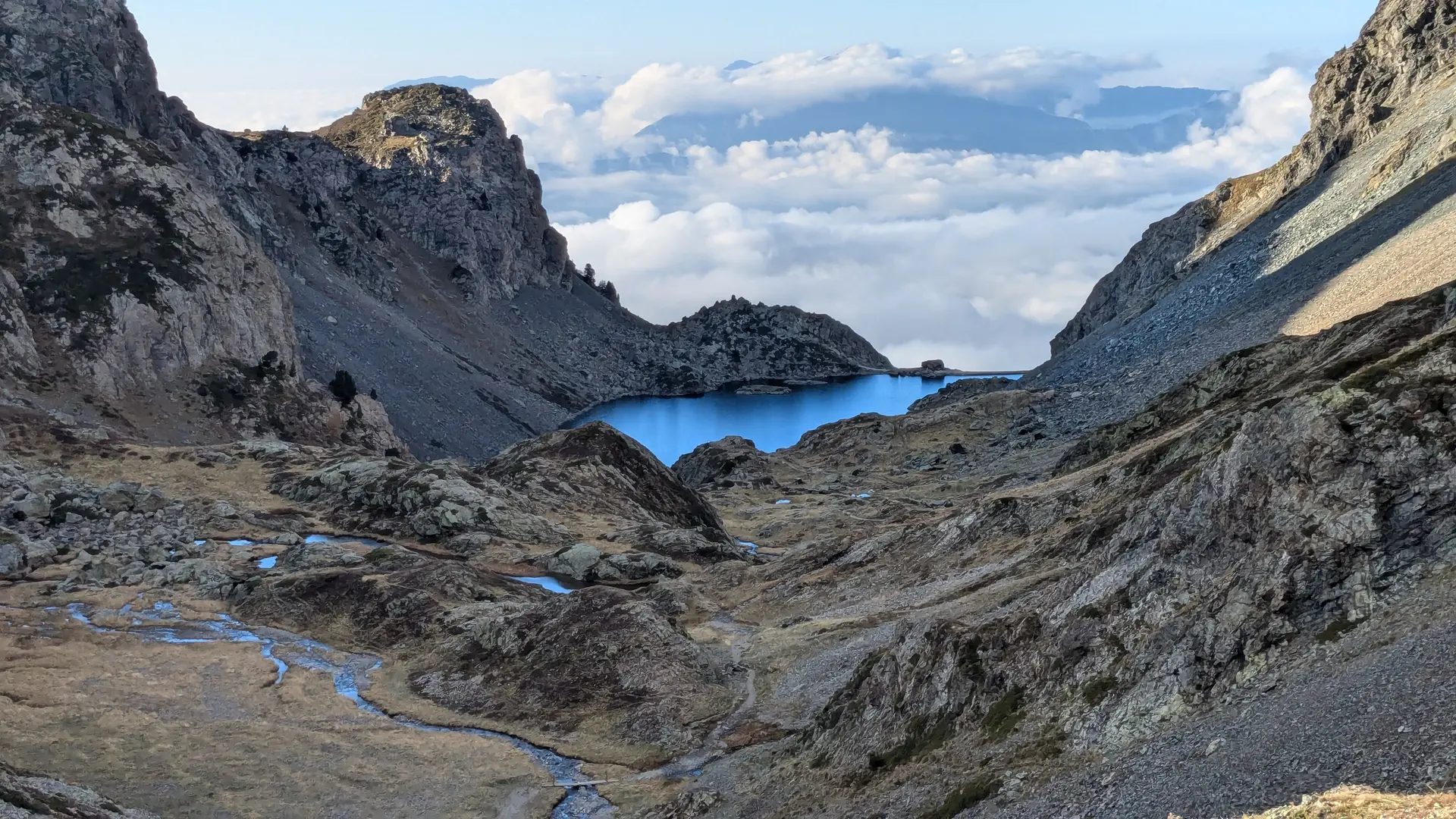 Vue sur le lac du Crozet