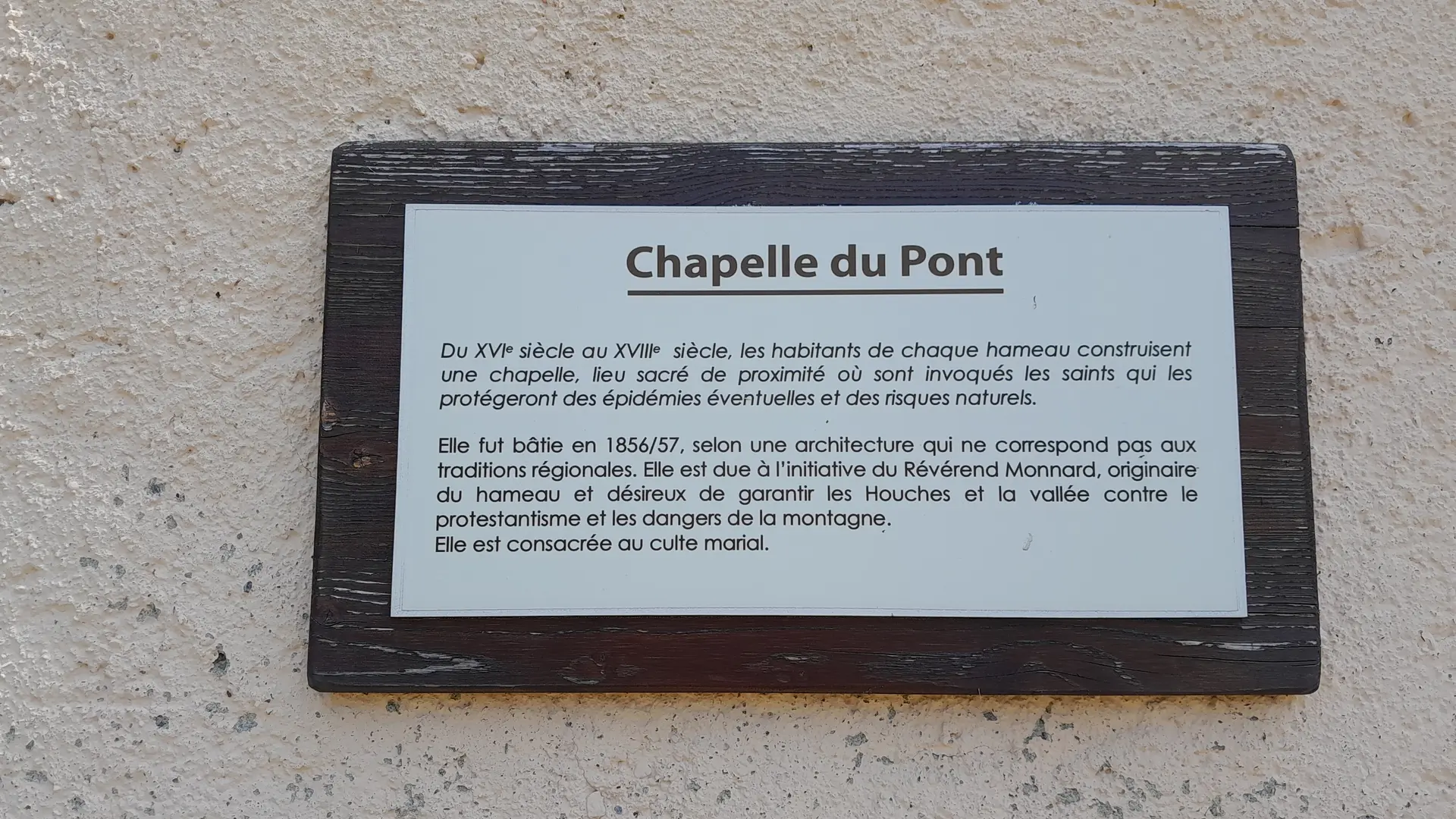 Chapelle du Pont - Les Houches