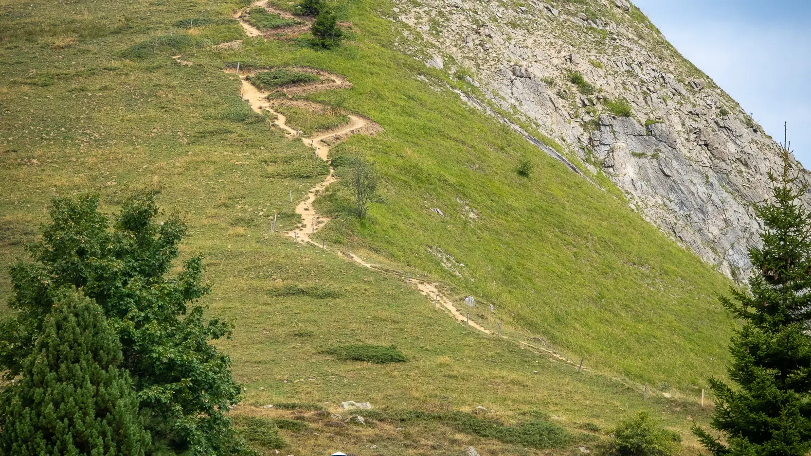 Partie finale de l'ascension du Mont Truc