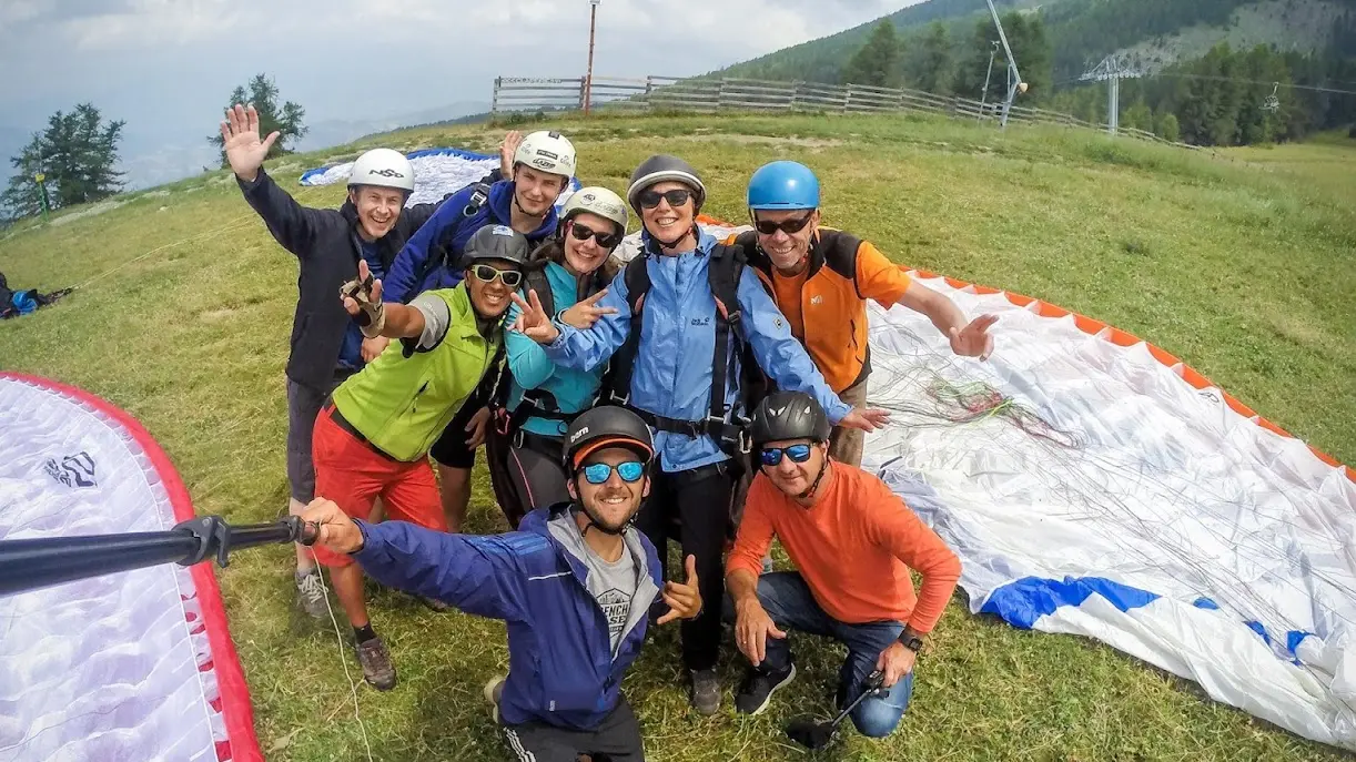 Vol en parapente