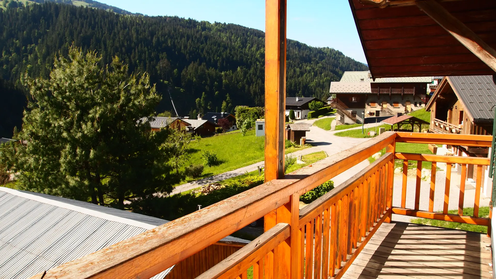 Vue depuis le balcon