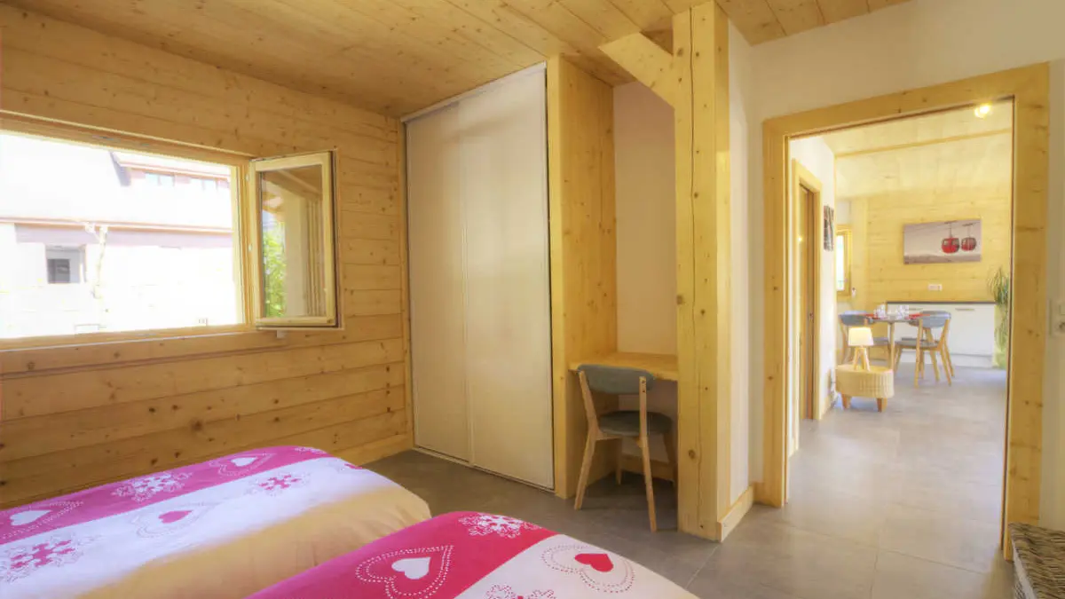 La chambre coté jardin