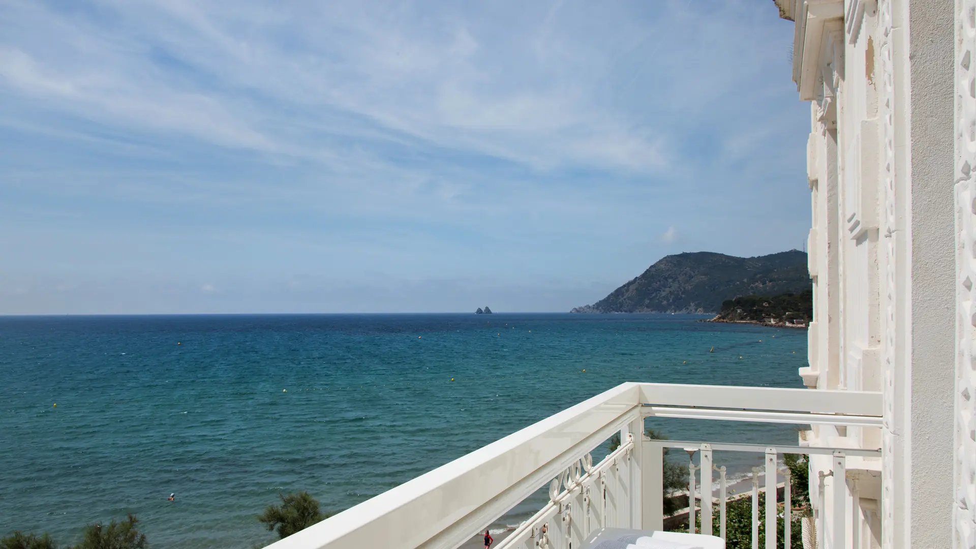 Balcon vue sur la Méditerranée