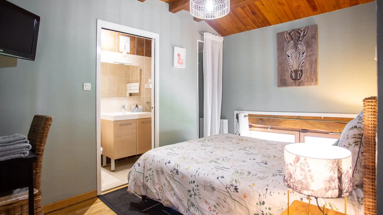 Chambre Exotique 1 lit double