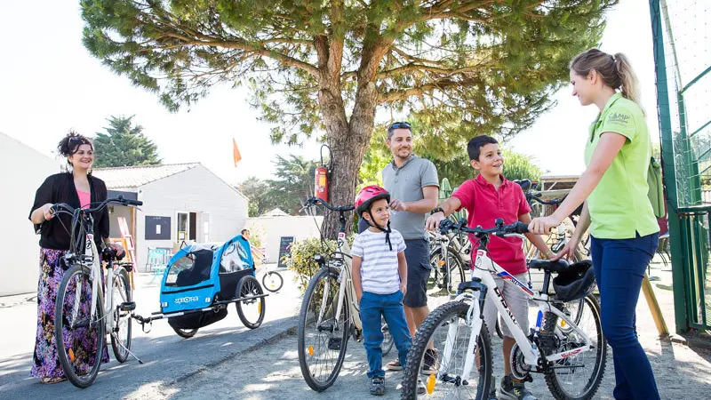Location de vélos au camping Les Peupliers