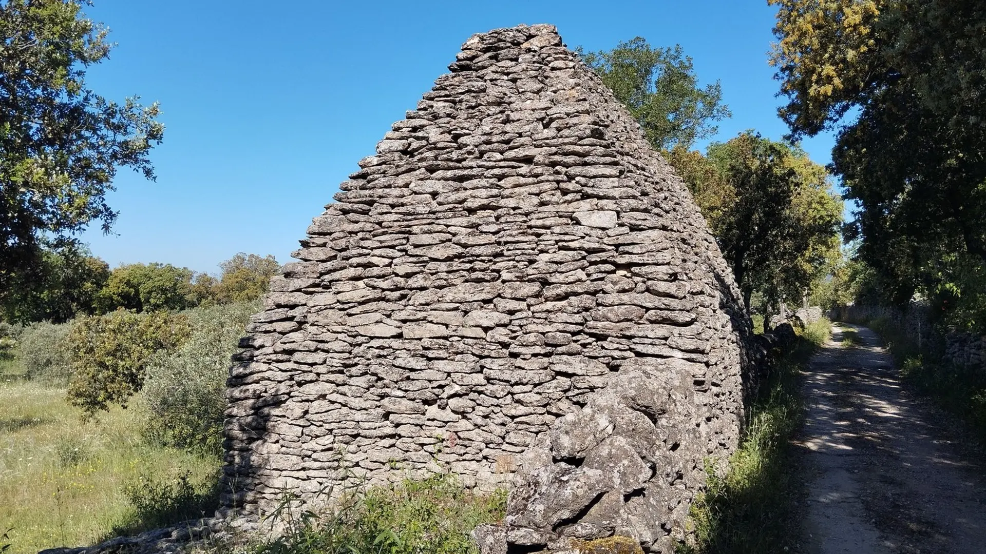 Chemin du col de Gordes