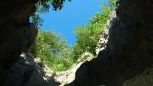 Sentier géologique de la grotte d'Orjobet