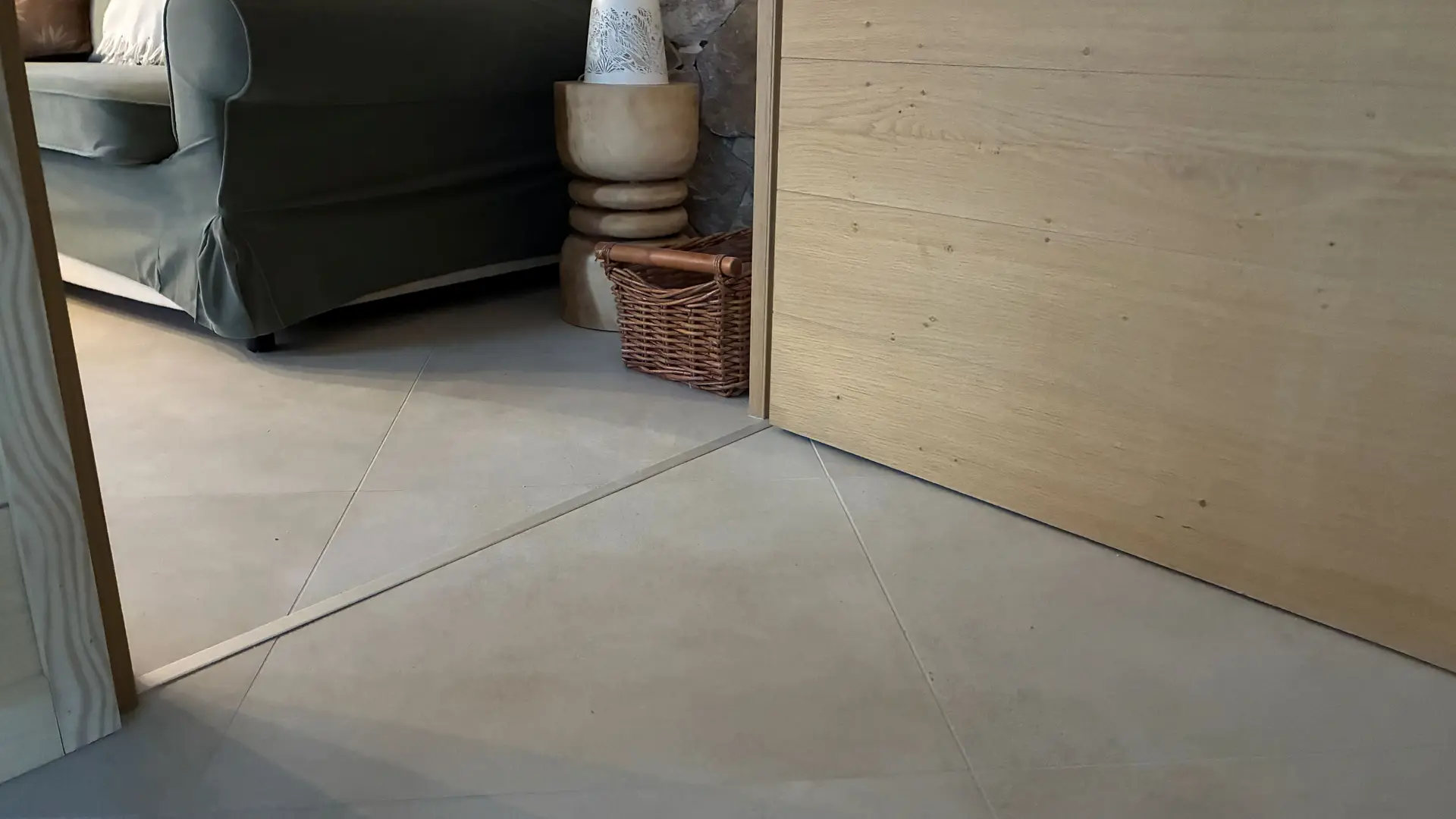 Pas de porte sans décrochement