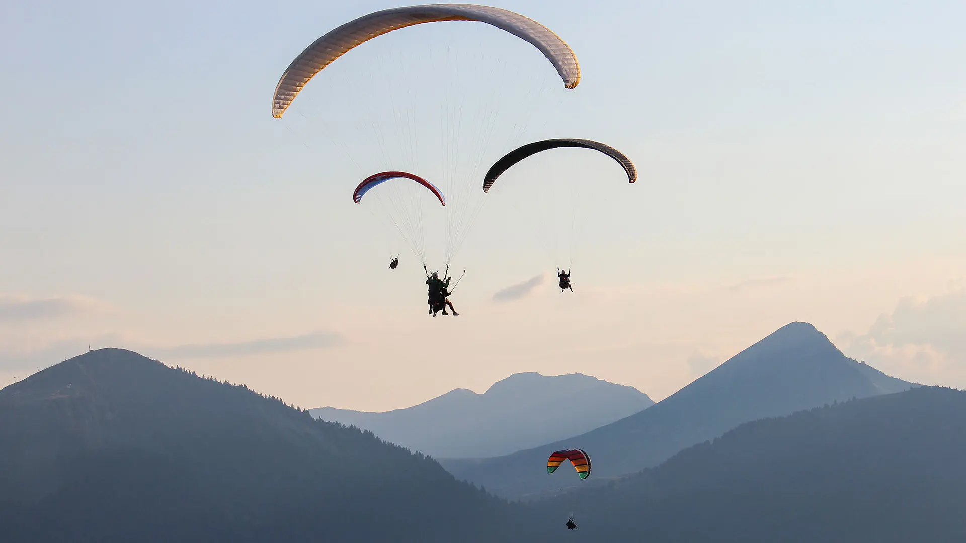 Baptême de l'air en parapente